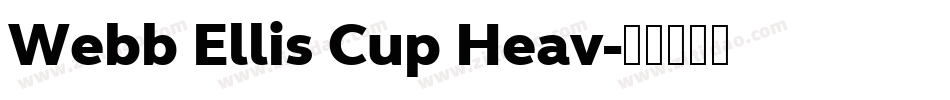Webb Ellis Cup Heav字体转换
